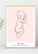 Load image into Gallery viewer, personalized Baby Poster
